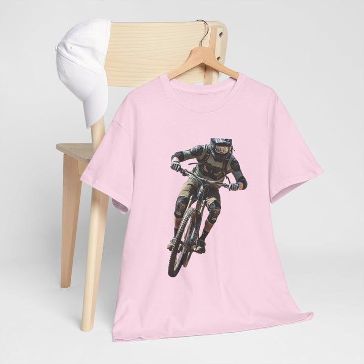 Downhill MTB Rider Graphic Tee