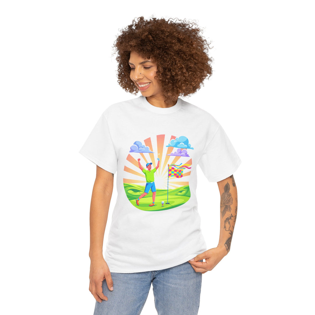 Golf Swing Silhouette Graphic Tee
