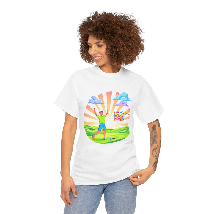 Golf Swing Silhouette Graphic Tee