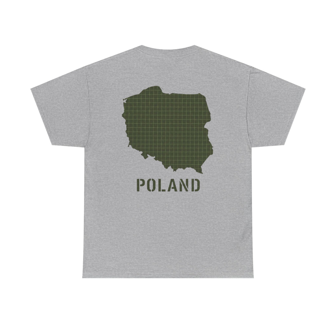 Poland Map T-Shirt — Gallus Logo Military-Style Polish Pride Tee