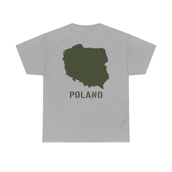 Poland Map T-Shirt — Gallus Logo Military-Style Polish Pride Tee