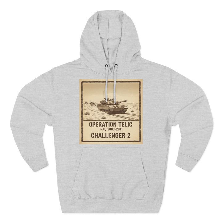 Challenger 2 Op Telic Hoodie — Iraq 2003 Armoured Heritage Graphic