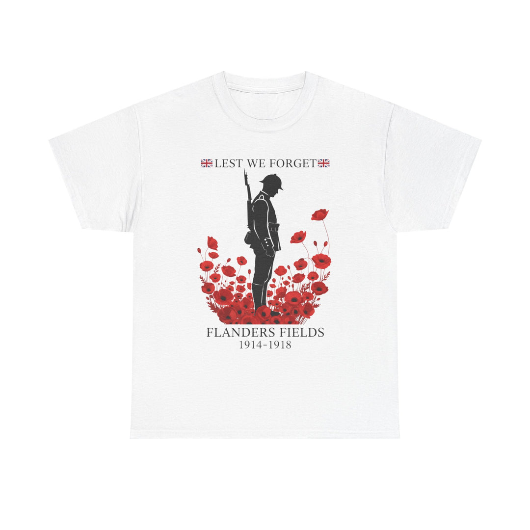 Flanders 1914–1918 T-Shirt — Great War Heritage Graphic