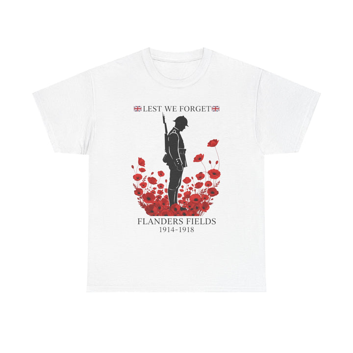 Flanders 1914–1918 T-Shirt — Great War Heritage Graphic