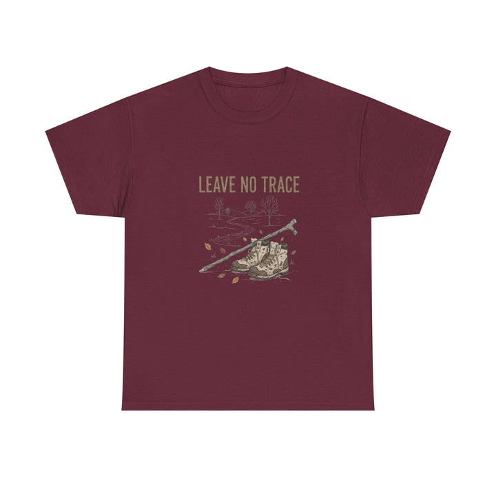 Leave No Trace Countryside Tee – a soft, breathable cotton T-shirt promoting respect for nature and responsible outdoor living.