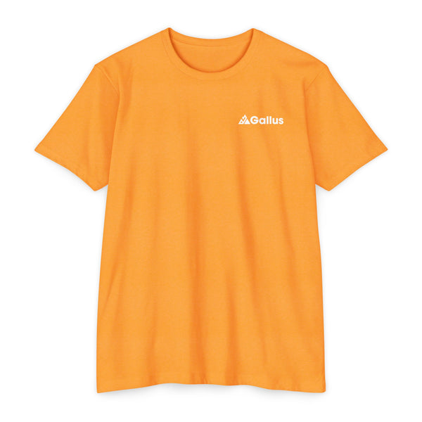 Gallus Logo Orange T-Shirt — Classic Crewneck Tee