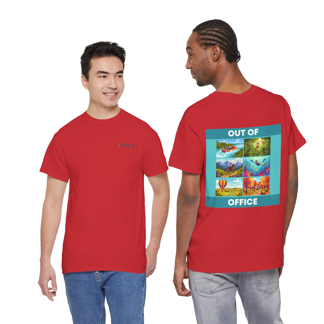 Out of Office Tee — Travel Scenes Graphic T-Shirt
