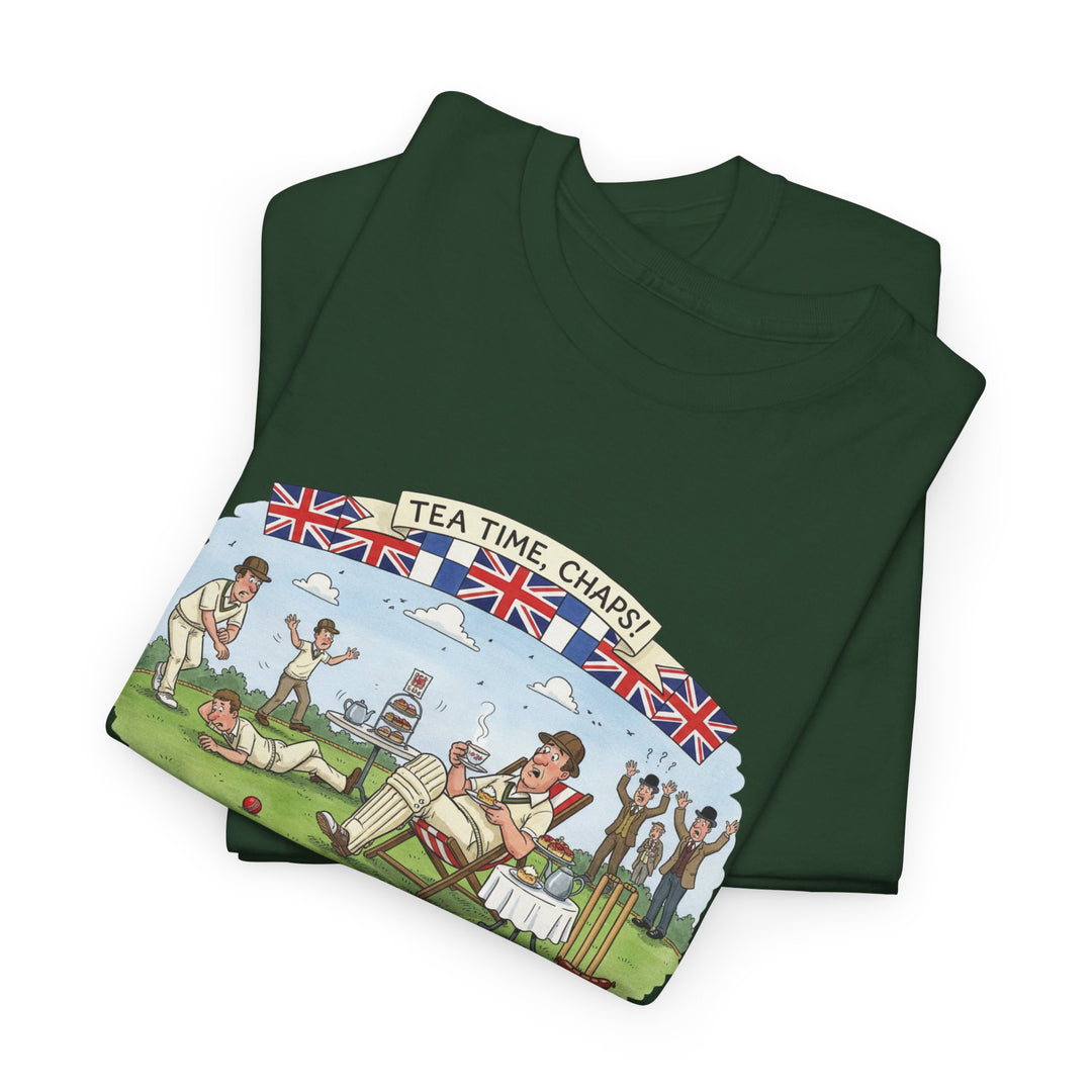 Cricket Tea Time Graphic T-Shirt for Fans