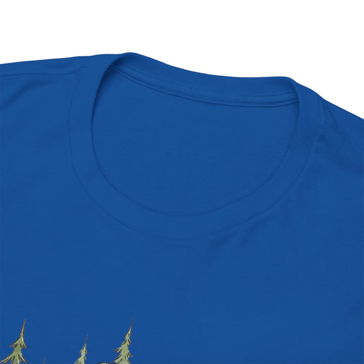 Van Life Adventure T-Shirt - Retro Camper Van &amp; Rooftop Tent Tee