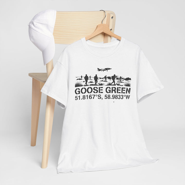 Goose Green 1982 T-Shirt — Falklands War Heritage Graphic