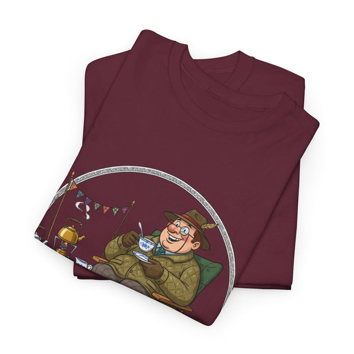Retro Camping Grandpa Gift T-Shirt — Vintage Mountain Adventure Tee