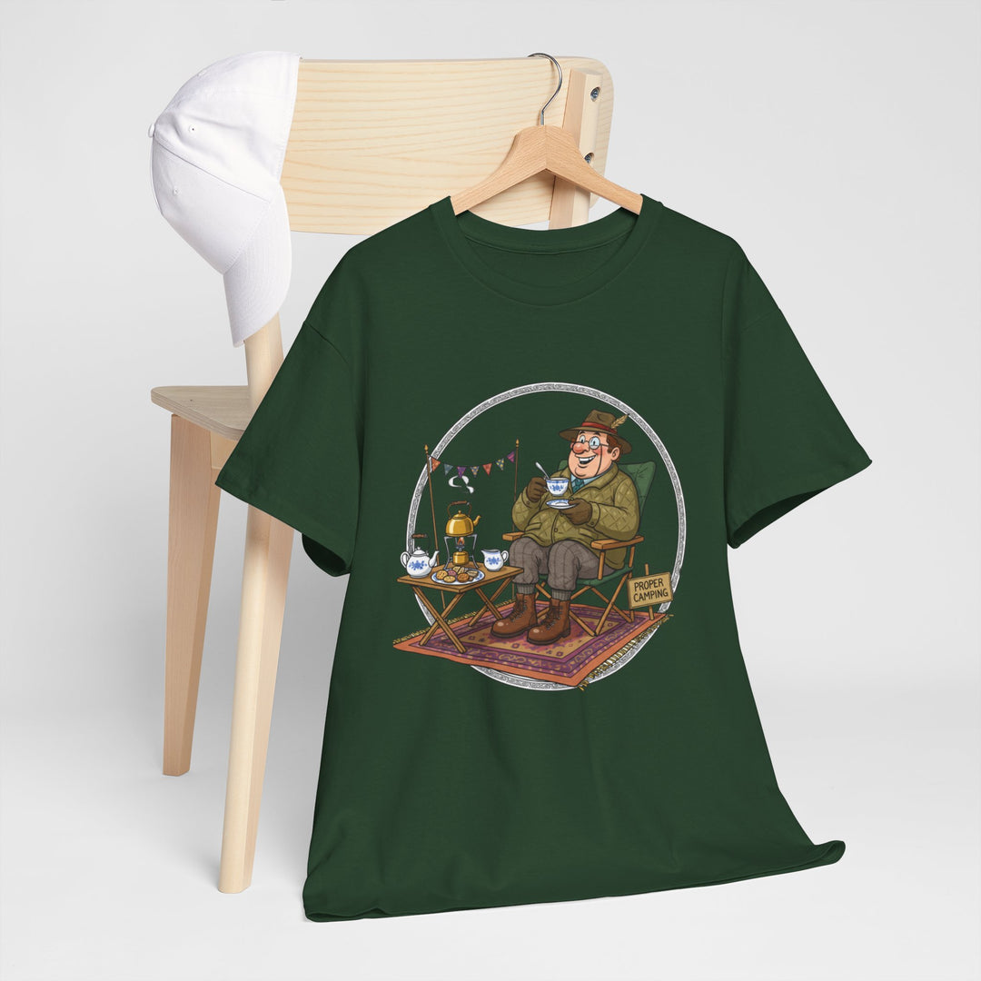 Retro Camping Grandpa Gift T-Shirt — Vintage Mountain Adventure Tee