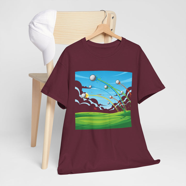 Golf Ball Flight T-Shirt | Golf Graphic Tee