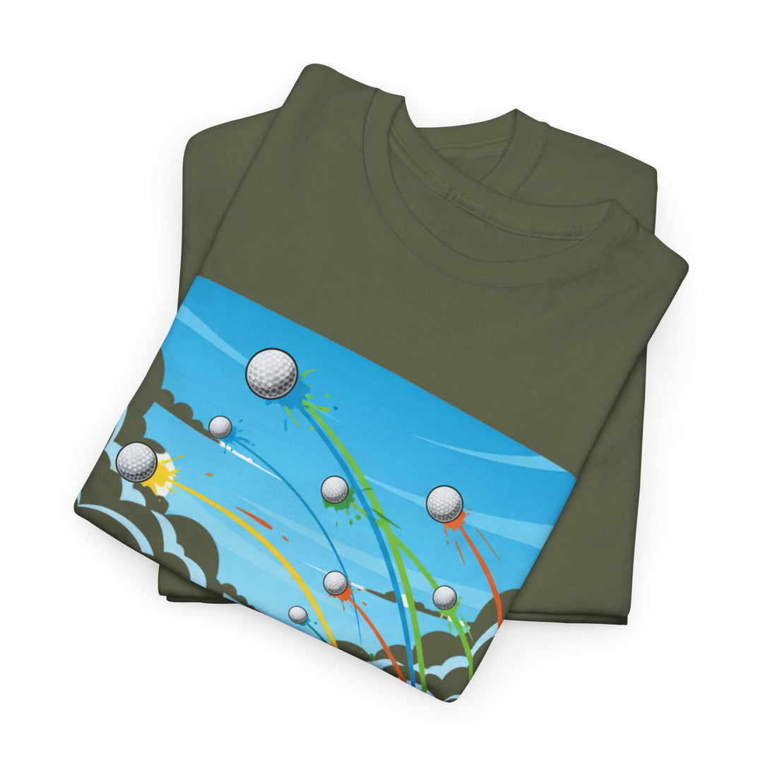 Golf Ball Flight T-Shirt | Golf Graphic Tee