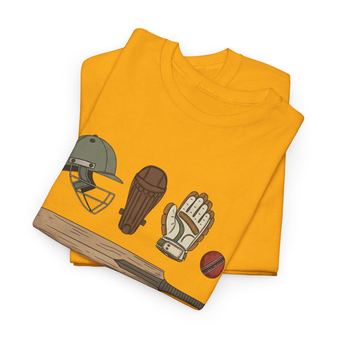 Cricket Gear Tee | Cricket Graphic T-Shirt