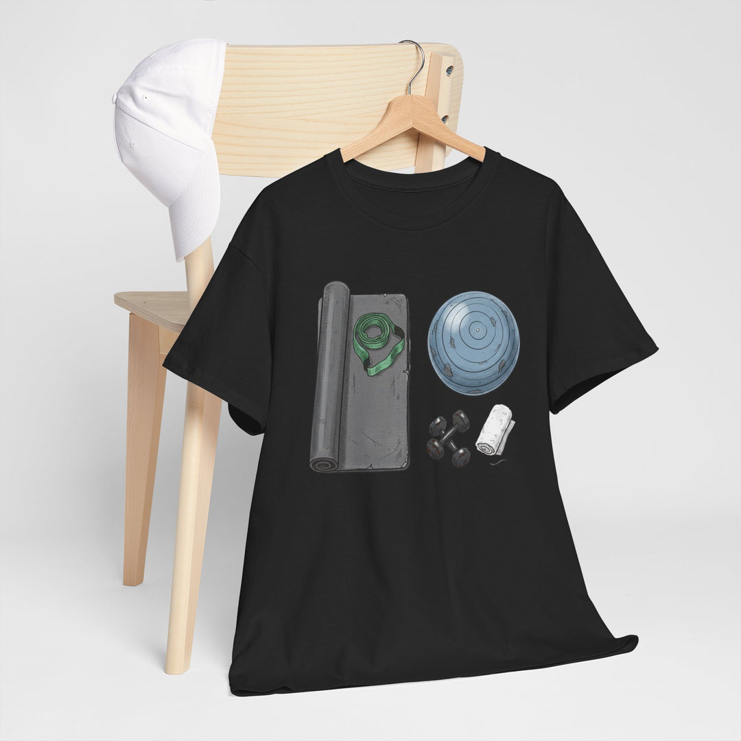 Pilates Kit Tee – soft, breathable cotton designed for Pilates workouts. Comfortable, flexible, and perfect for studio sessions, home practice, or casual wear.