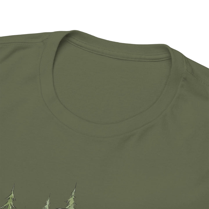 Van Life Adventure T-Shirt - Retro Camper Van &amp; Rooftop Tent Tee