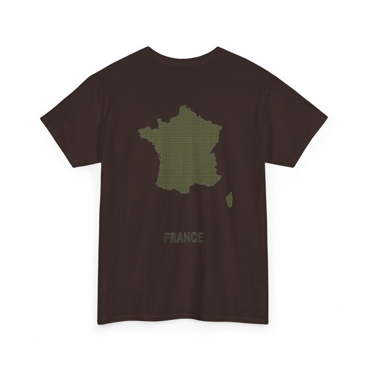 France Map Tee with "GALLUS" Chest Logo