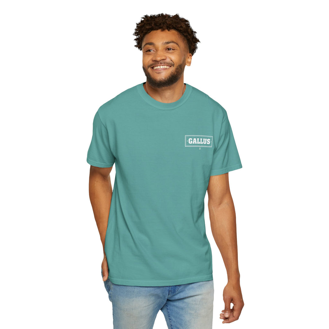 Adventure T-Shirt — "I Am Exploring Not Lost" Mountain Compass Graphic