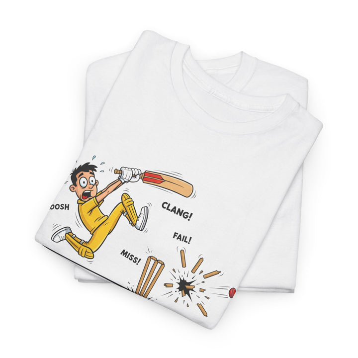 Cricket Batter Cartoon Tee | Cricket T-Shirt