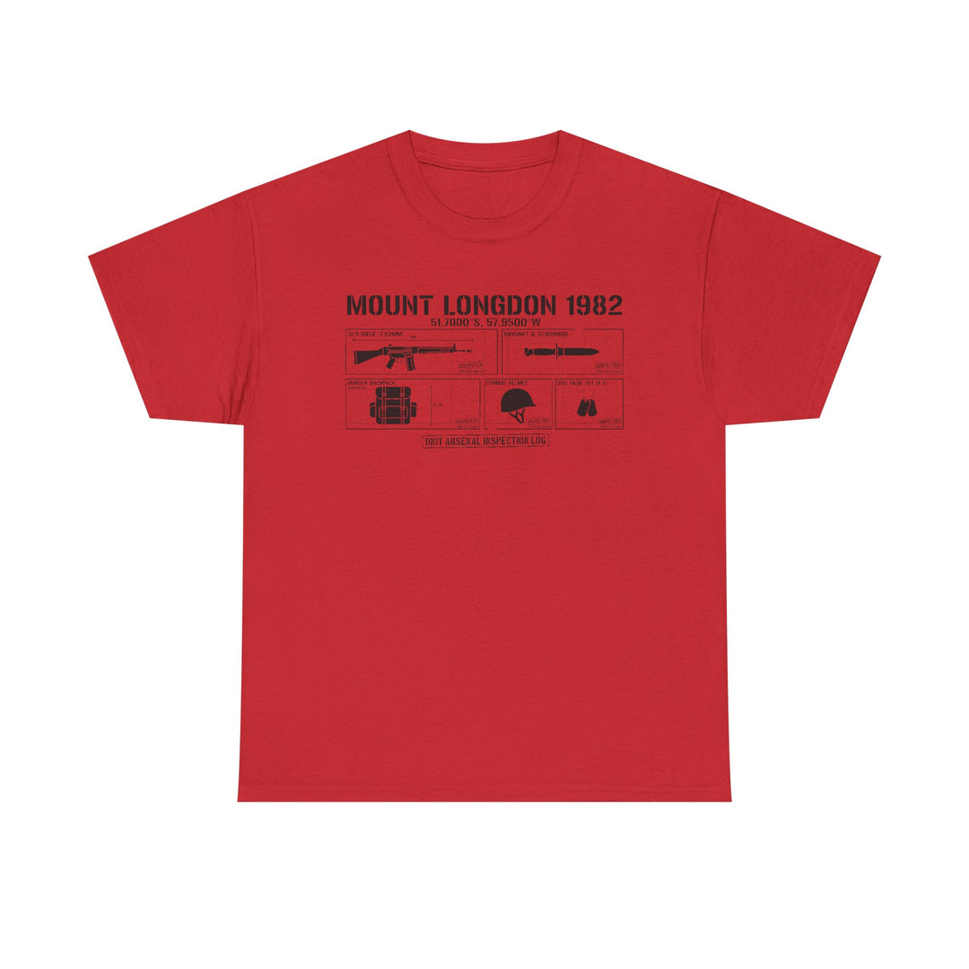 Mount Longdon 1982 T-Shirt — Falklands War Heritage Graphic