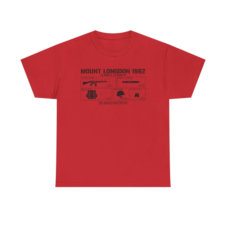 Mount Longdon 1982 T-Shirt — Falklands War Heritage Graphic