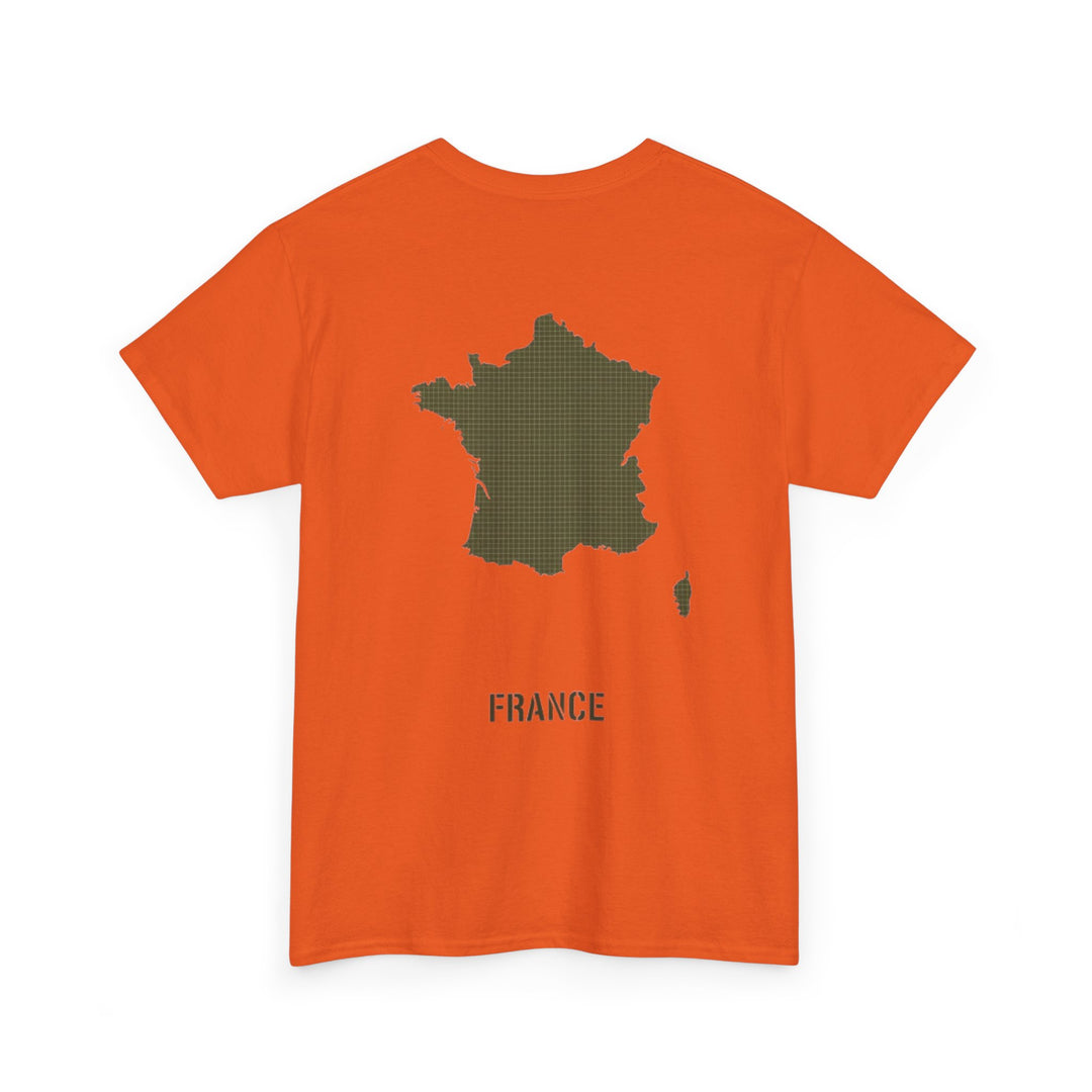France Map Tee with "GALLUS" Chest Logo