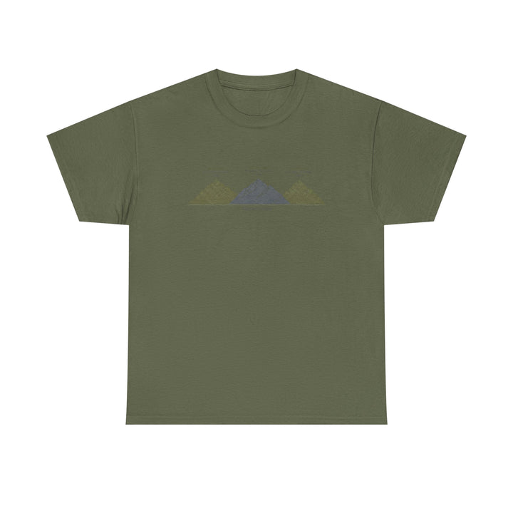 Three Peaks Challenge Graphic T-Shirt — Retro UK Mountain Hiking Tee