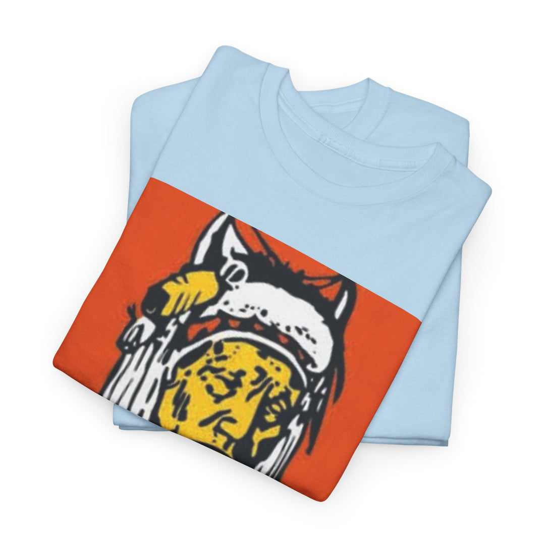 BATUS Native Chief Graphic Tee – Retro Tribal Illustration Shirt