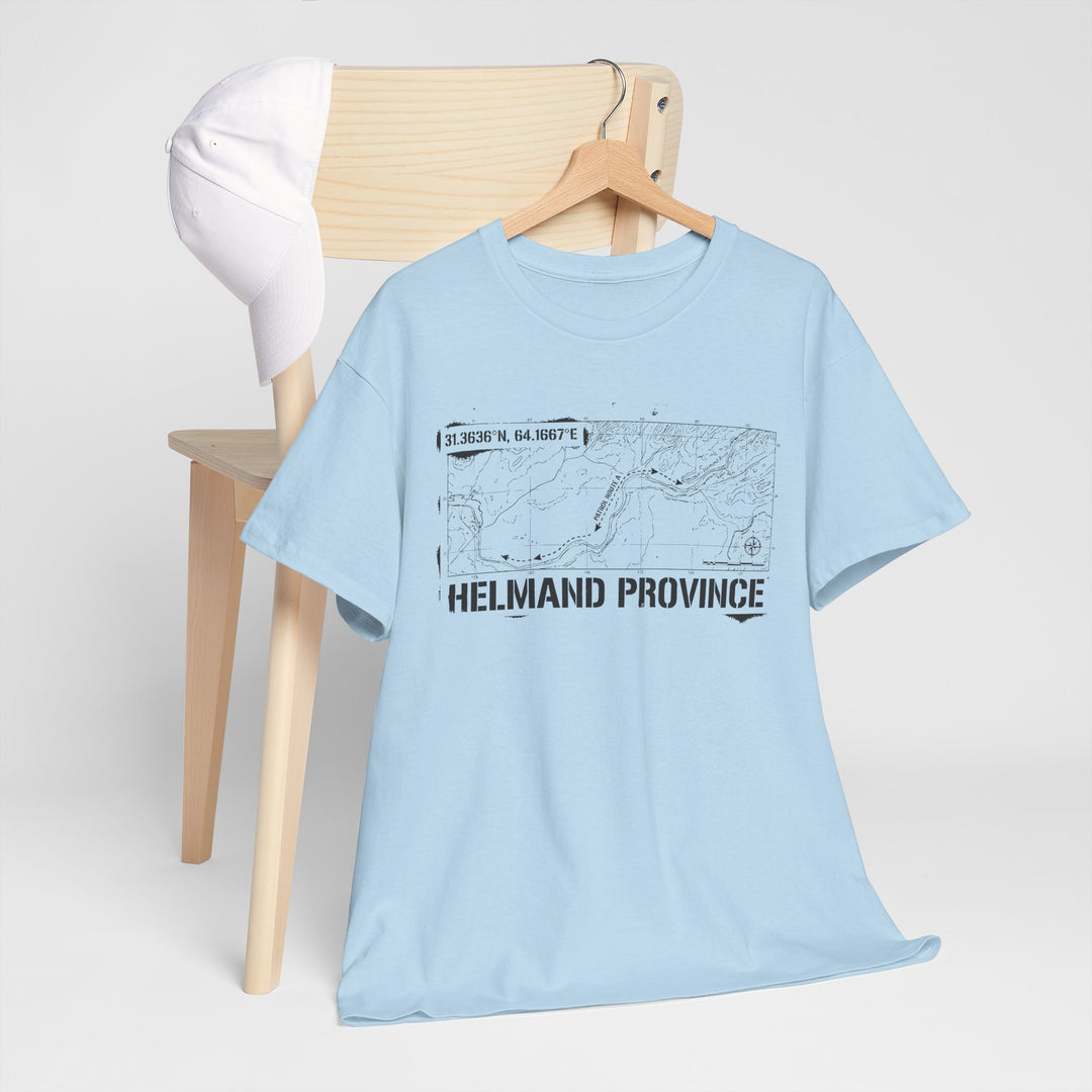 Op Herrick Helmand Province Map T-Shirt - Green Zone Military Graphic Tee