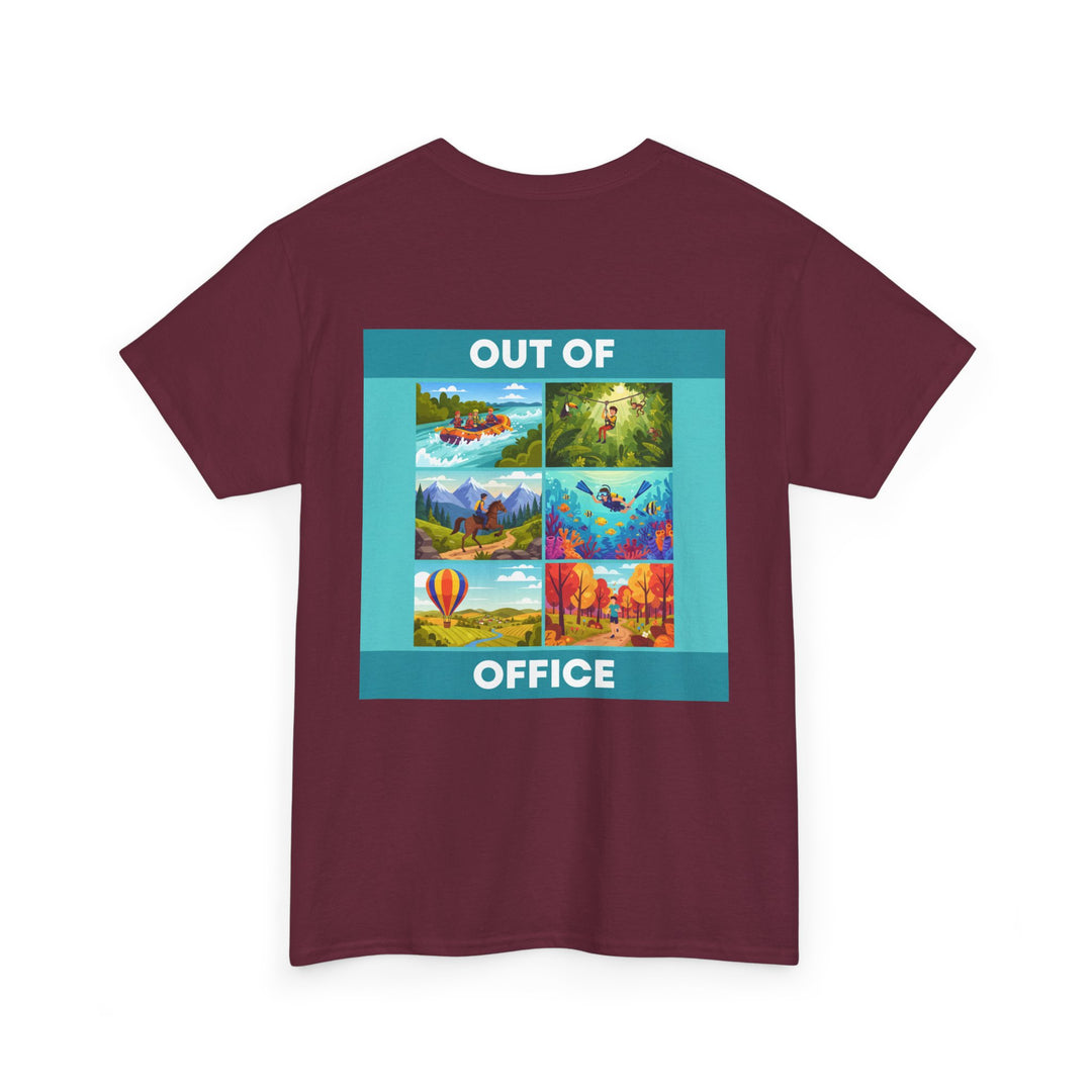 Out of Office Tee — Travel Scenes Graphic T-Shirt
