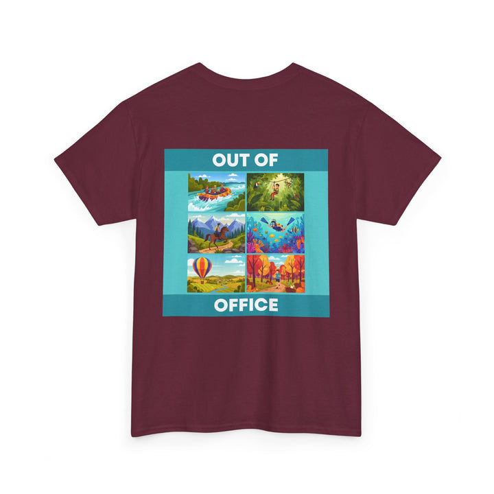 Out of Office Tee — Travel Scenes Graphic T-Shirt
