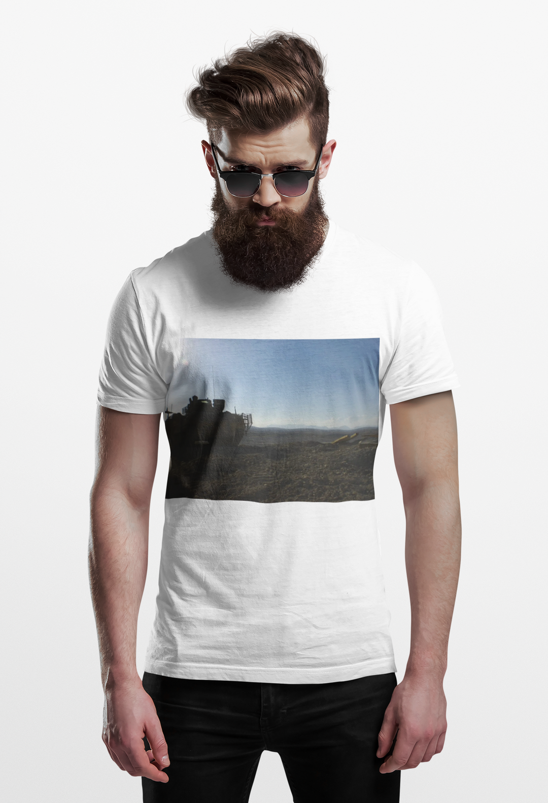 Helmand 2009: Warrior IFV Silhouette T-Shirt - Operation HERRICK