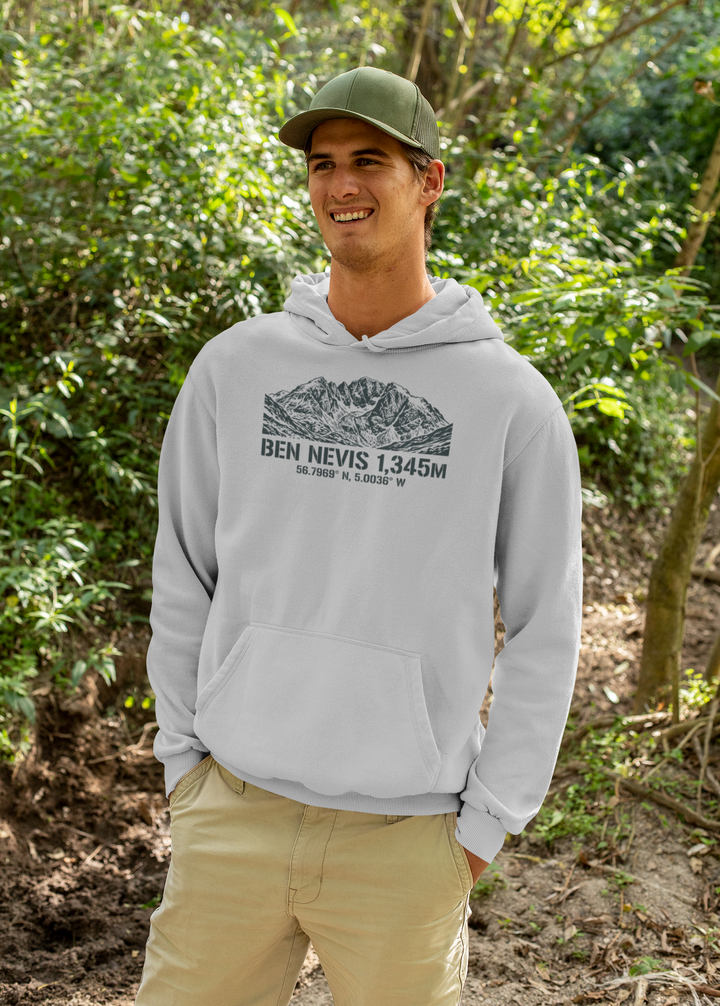 Ben Nevis 1345m Coordinates Hoodie