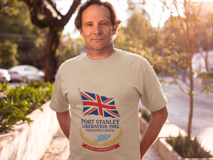 Port Stanley 1982 T-Shirt - Falklands War Victory Heritage Graphic