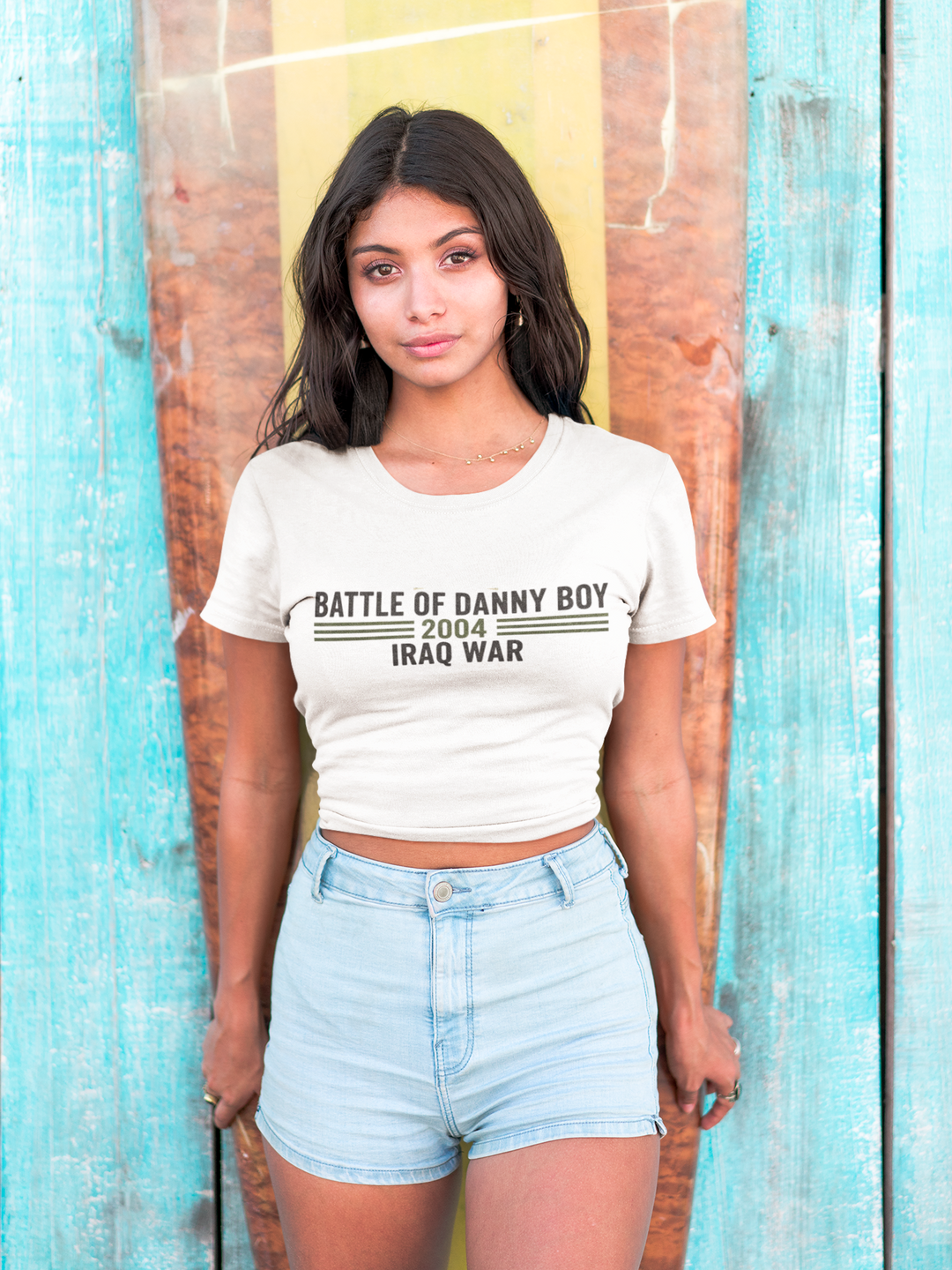 Battle of Danny Boy T-Shirt — Op Telic Iraq 2004 Military Heritage