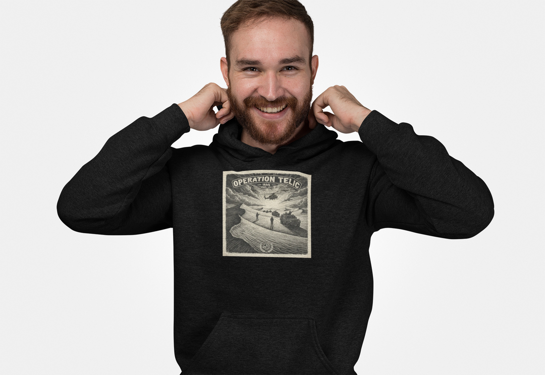 Op Telic Iraq Hoodie — Southern Provinces Military Heritage Graphic