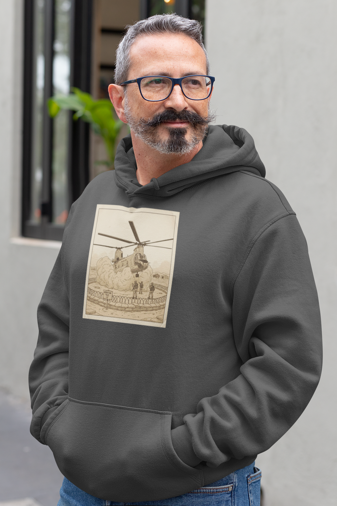 Op Telic Chinook T-Shirt — Iraq Support Helicopter Heritage