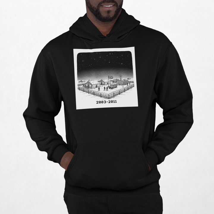 Op Telic Night Sky Hoodie — Iraq Campaign Heritage Graphic