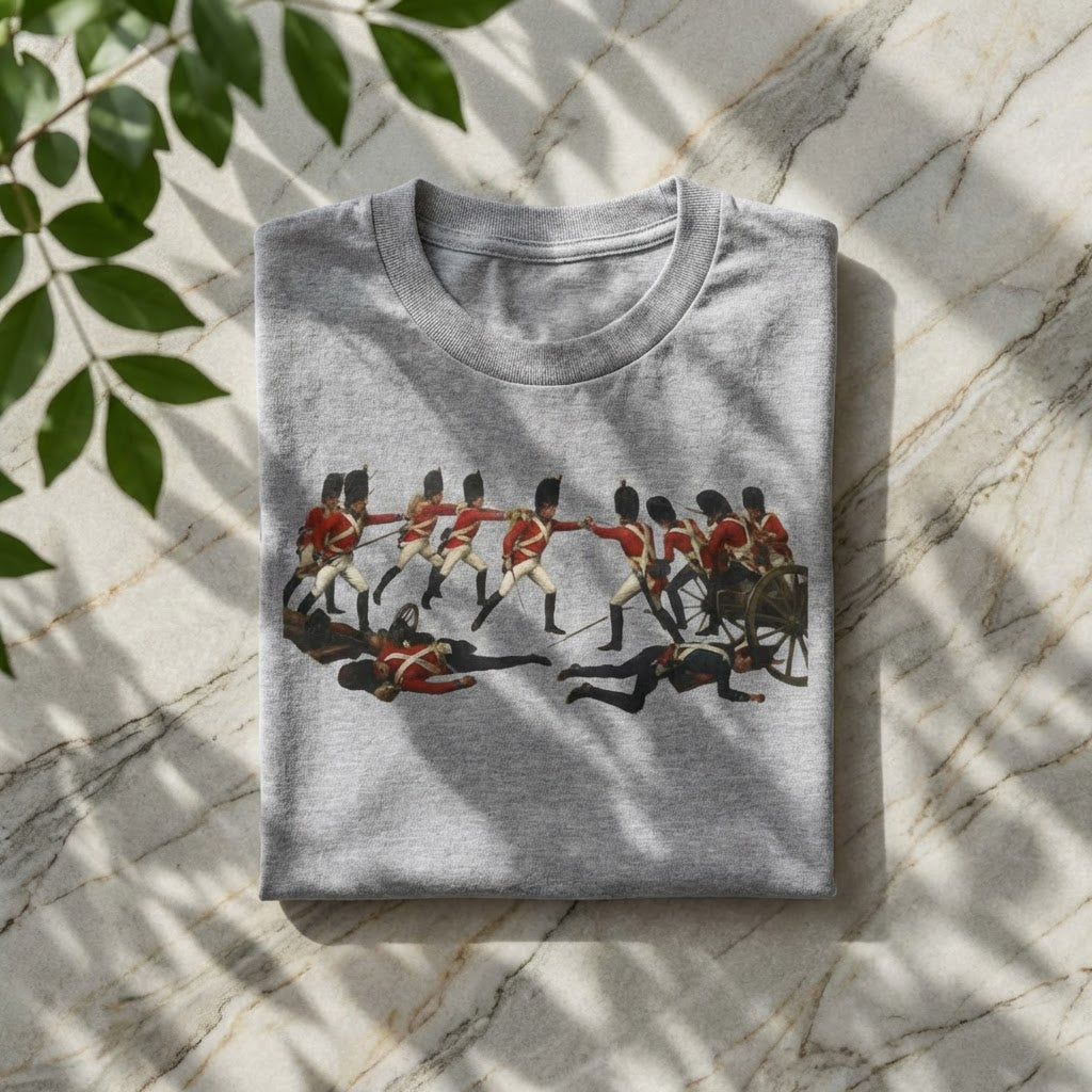 Waterloo Battle T‑Shirt — Historic Napoleonic War Commemorative Tee