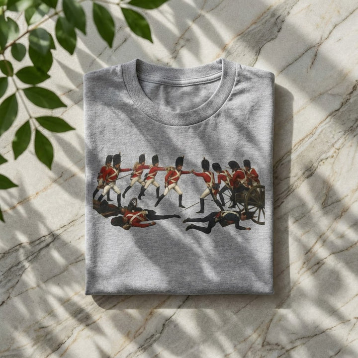 Waterloo Battle T‑Shirt — Historic Napoleonic War Commemorative Tee