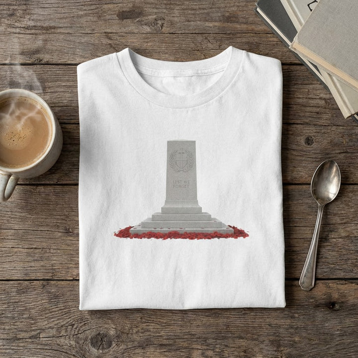 Cenotaph Memorial Tee — Tribute &amp; Remembrance Shirt