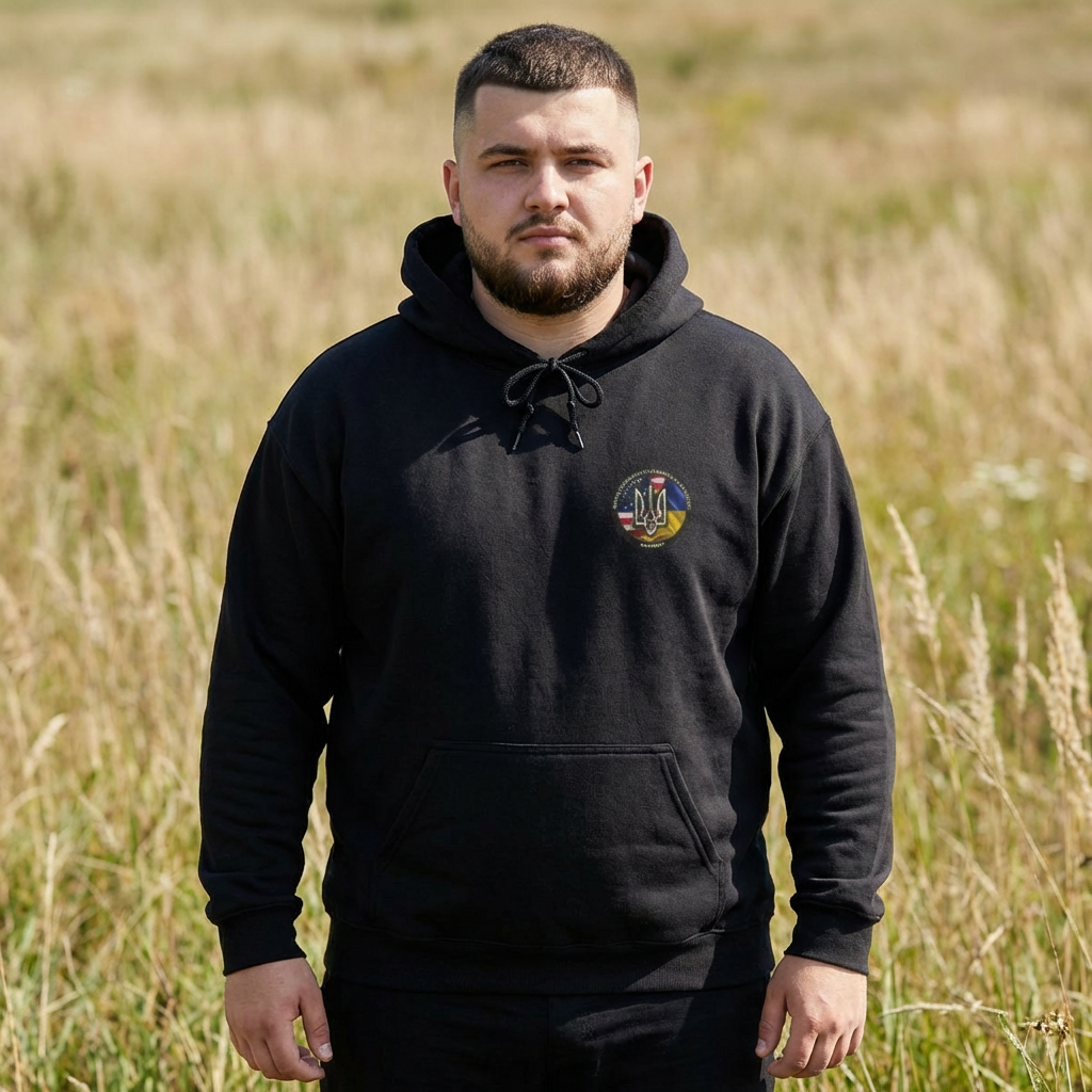 Ukraine Support Hoodie — RDCU US/UKRAINE Design