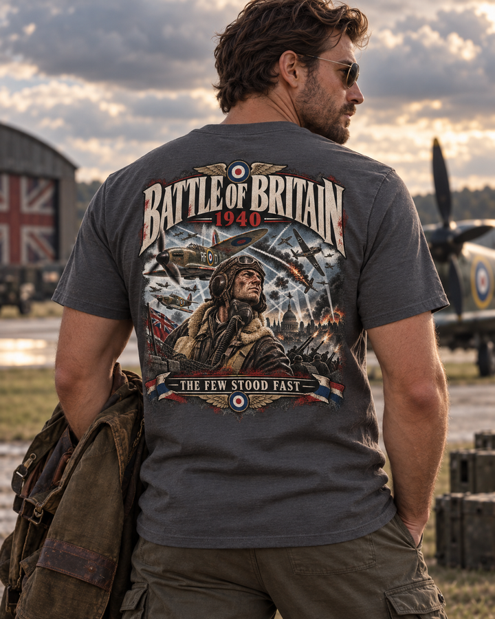 Battle of Britain 1940 Tee — Vintage WWII Commemorative T‑Shirt