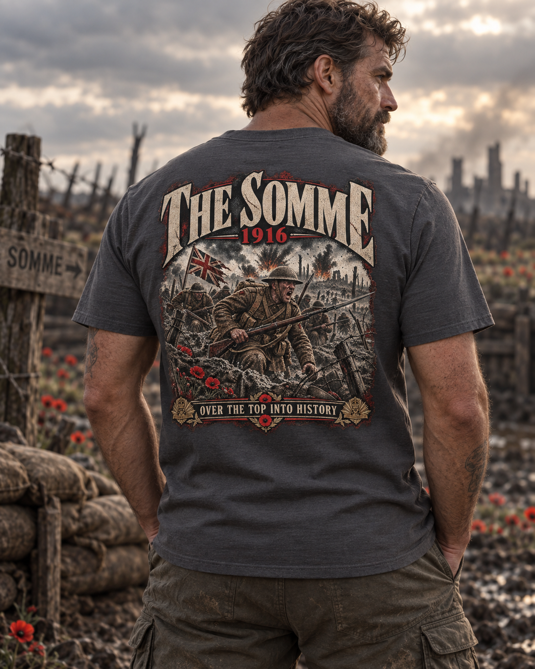 The Somme 1916 Memorial T‑Shirt — WWI Battlefield Graphic Tee