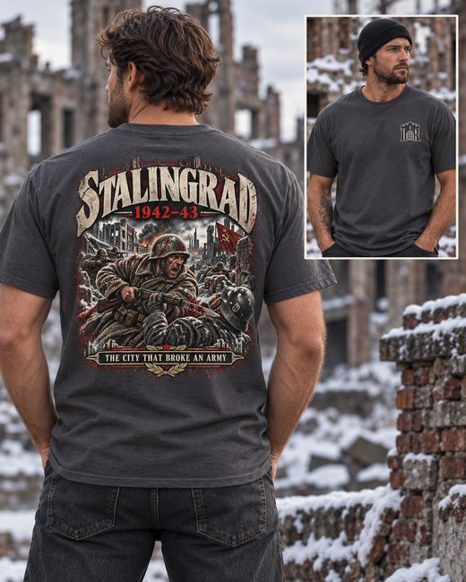 Stalingrad 1942–43 WW2 Eastern Front T-shirt graphic design