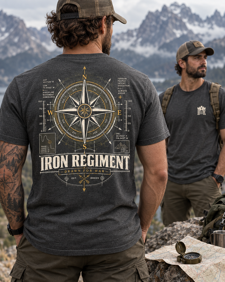 Compass Crest T-Shirt | Nautical Heritage Graphic Tee