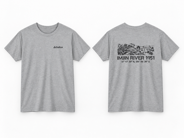 Imjin River 1951 T-Shirt historical T-shirt design by S&W Gallus