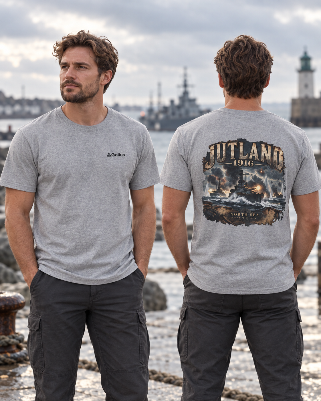 Jutland 1916 Naval Battle T-Shirt historical T-shirt design by S&W Gallus