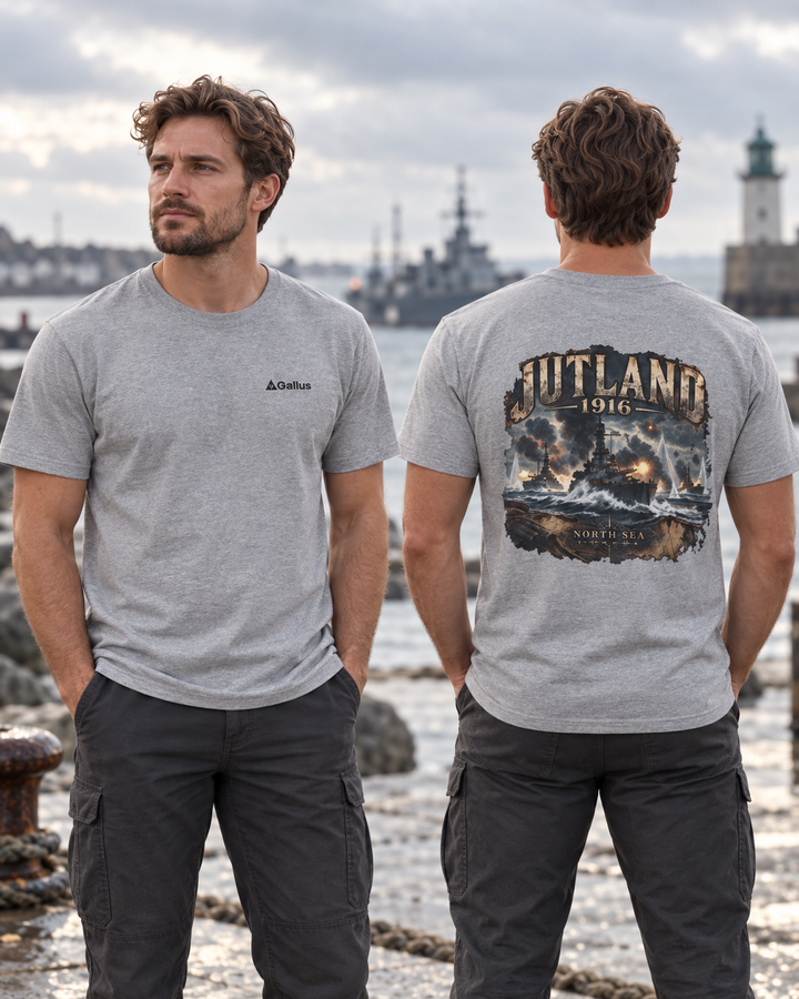 Jutland 1916 Naval Battle T-Shirt historical T-shirt design by S&amp;W Gallus